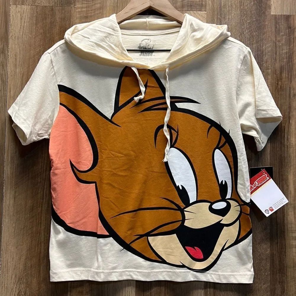 TOM & JERRY - Hooded T Shirt